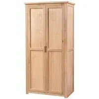 Berkeley 2 Door Wardrobe - Natural Oak