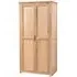 Berkeley 2 Door Wardrobe - Natural Oak