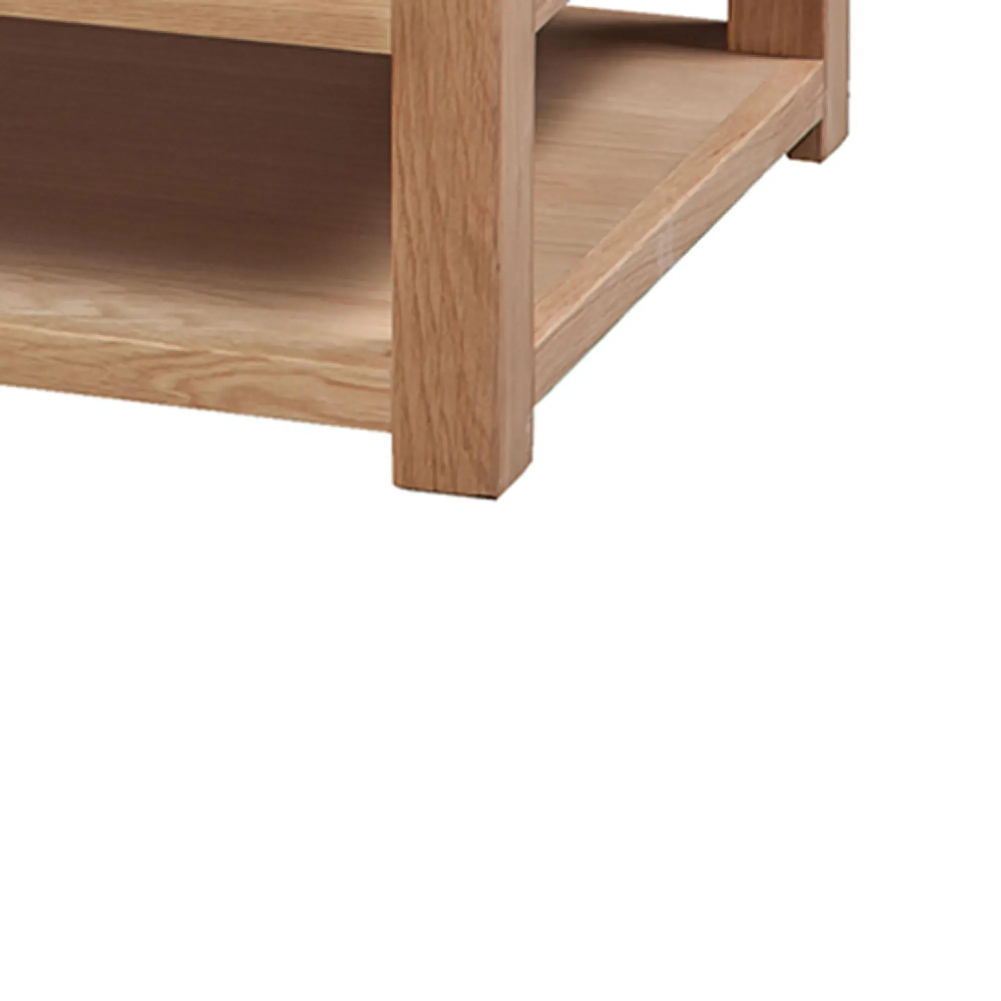 Berkeley Coffee Table with Storage - Natural Oak