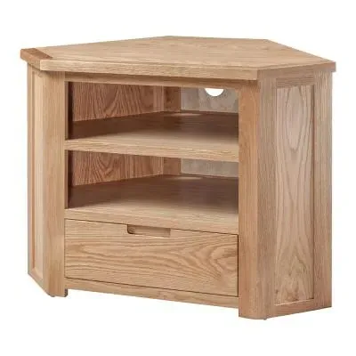 Berkeley Corner TV Cabinet - Natural Oak image