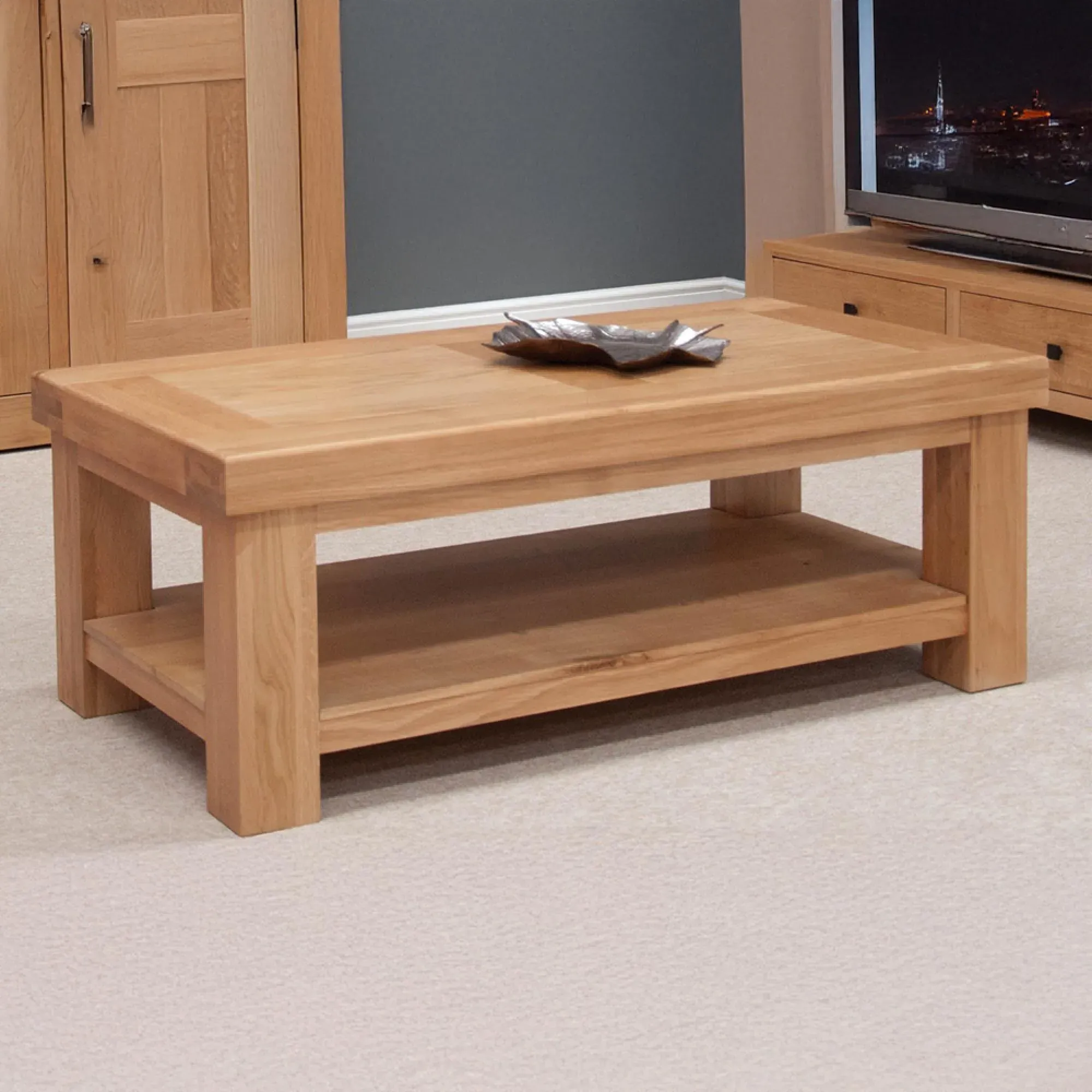 Bordeaux Oak Coffee Table - Lacquered