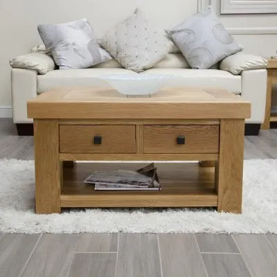 Bordeaux Storage Coffee Table - Oak image