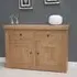 Chunky Oak Small Sideboard - Lacquered