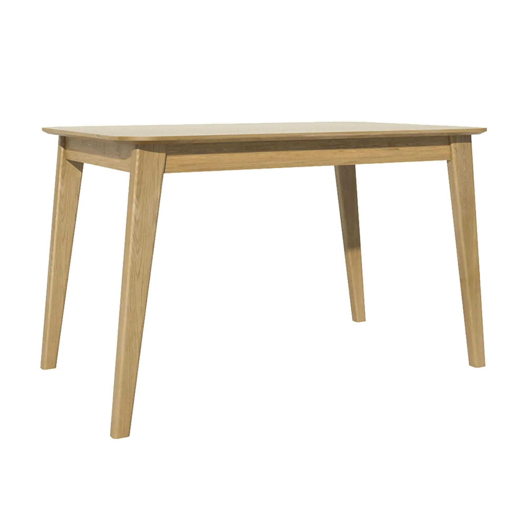 Danish 4-Seater Dining Table - Oak, Lacquered