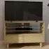 Danish Oak Corner TV Unit - Lacquered