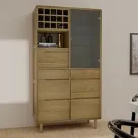 Danish Oak Drinks Cabinet - Lacquered