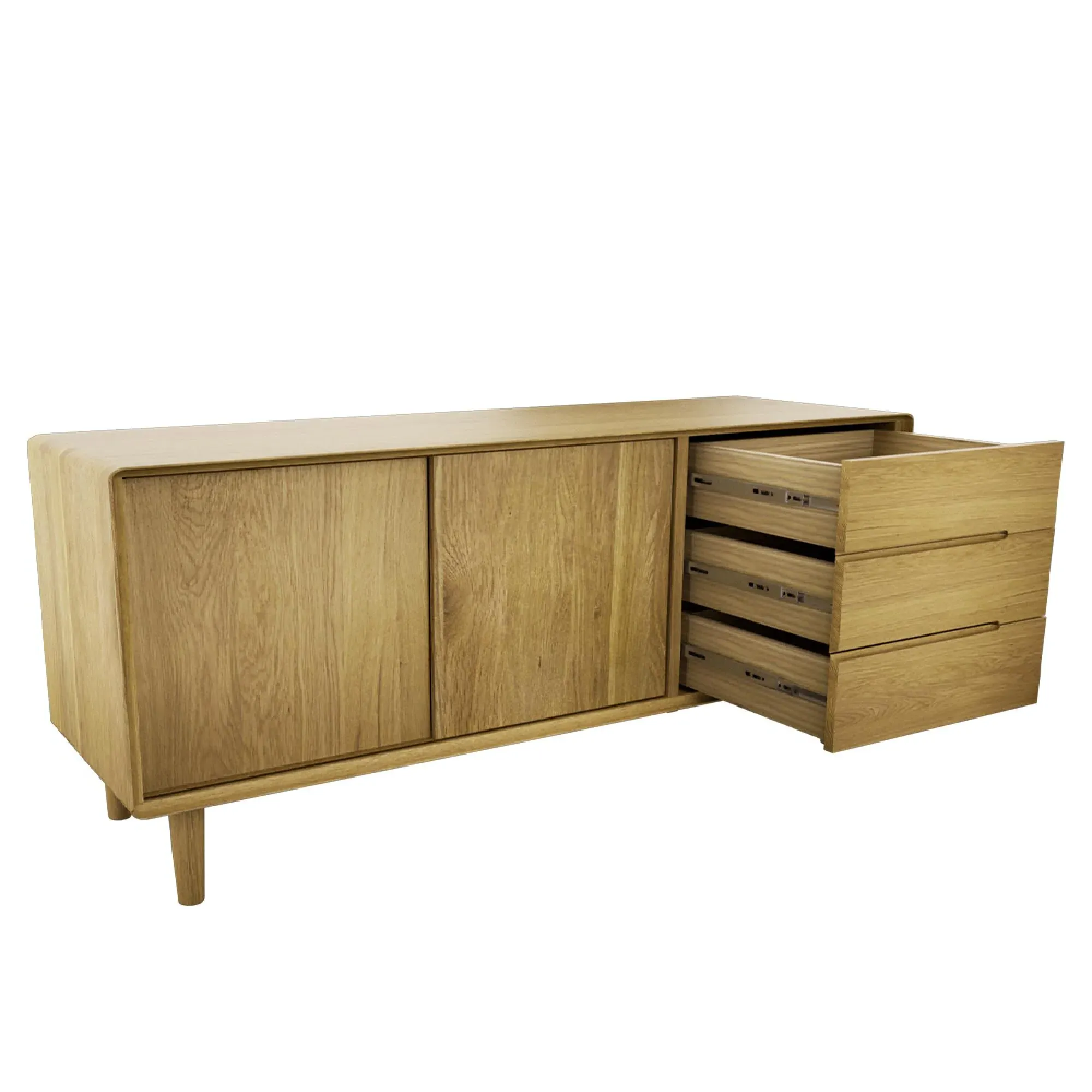 Danish Oak Extra Large Sideboard - Lacquered
