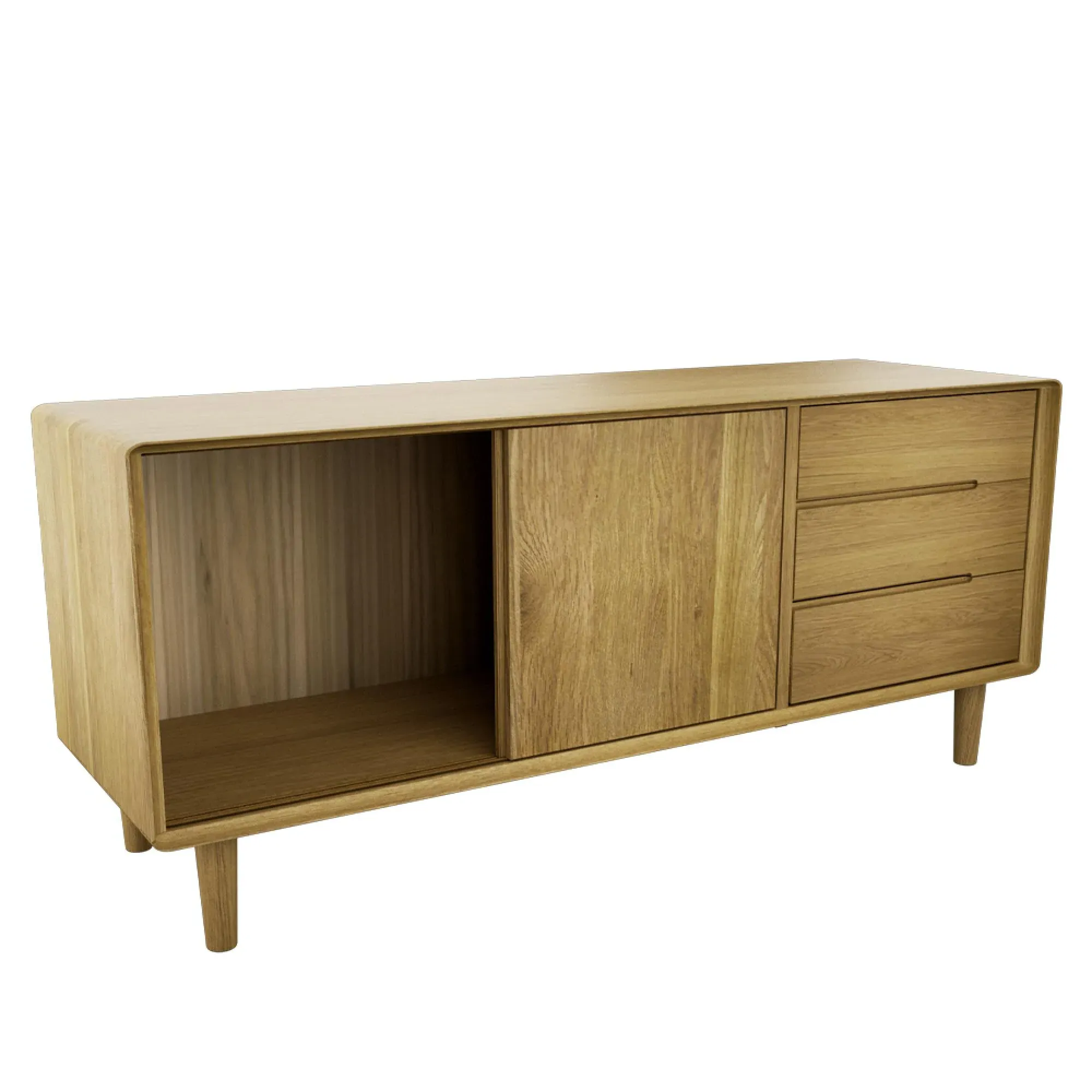 Danish Oak Extra Large Sideboard - Lacquered