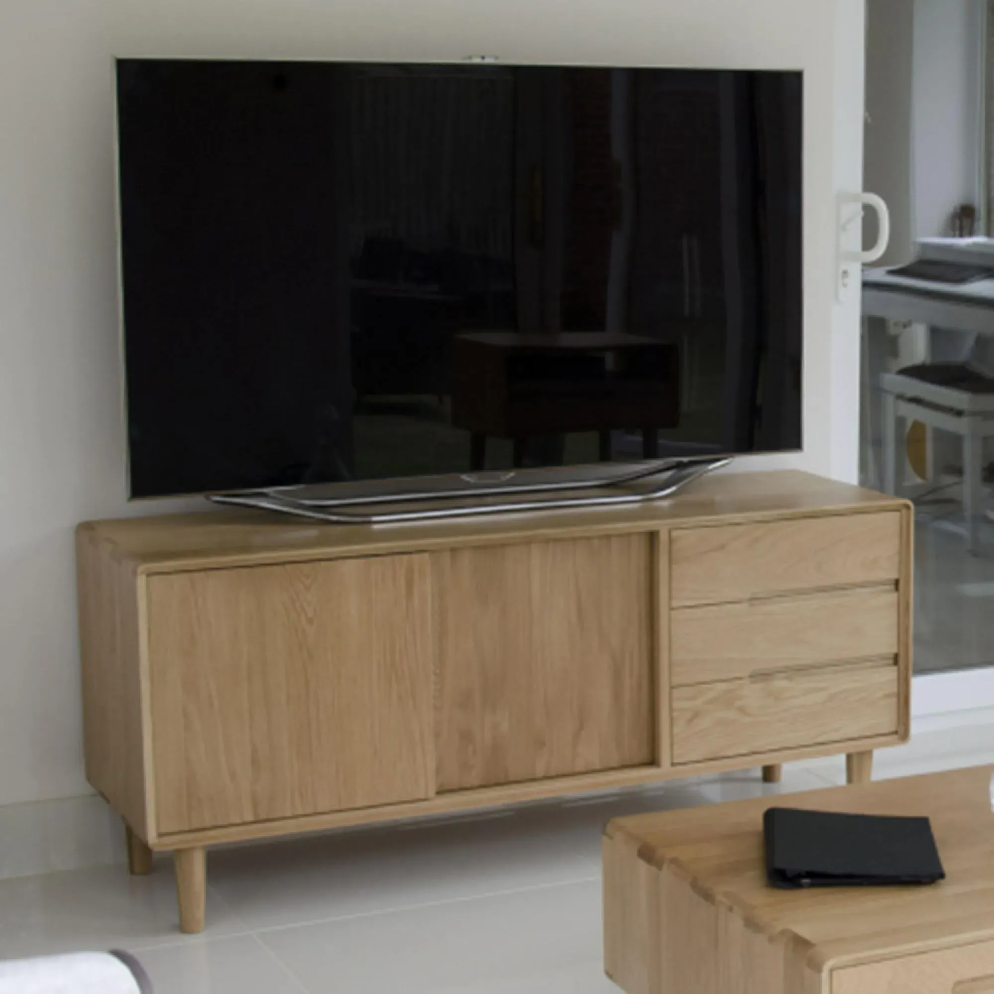 Danish Oak Extra Large Sideboard - Lacquered