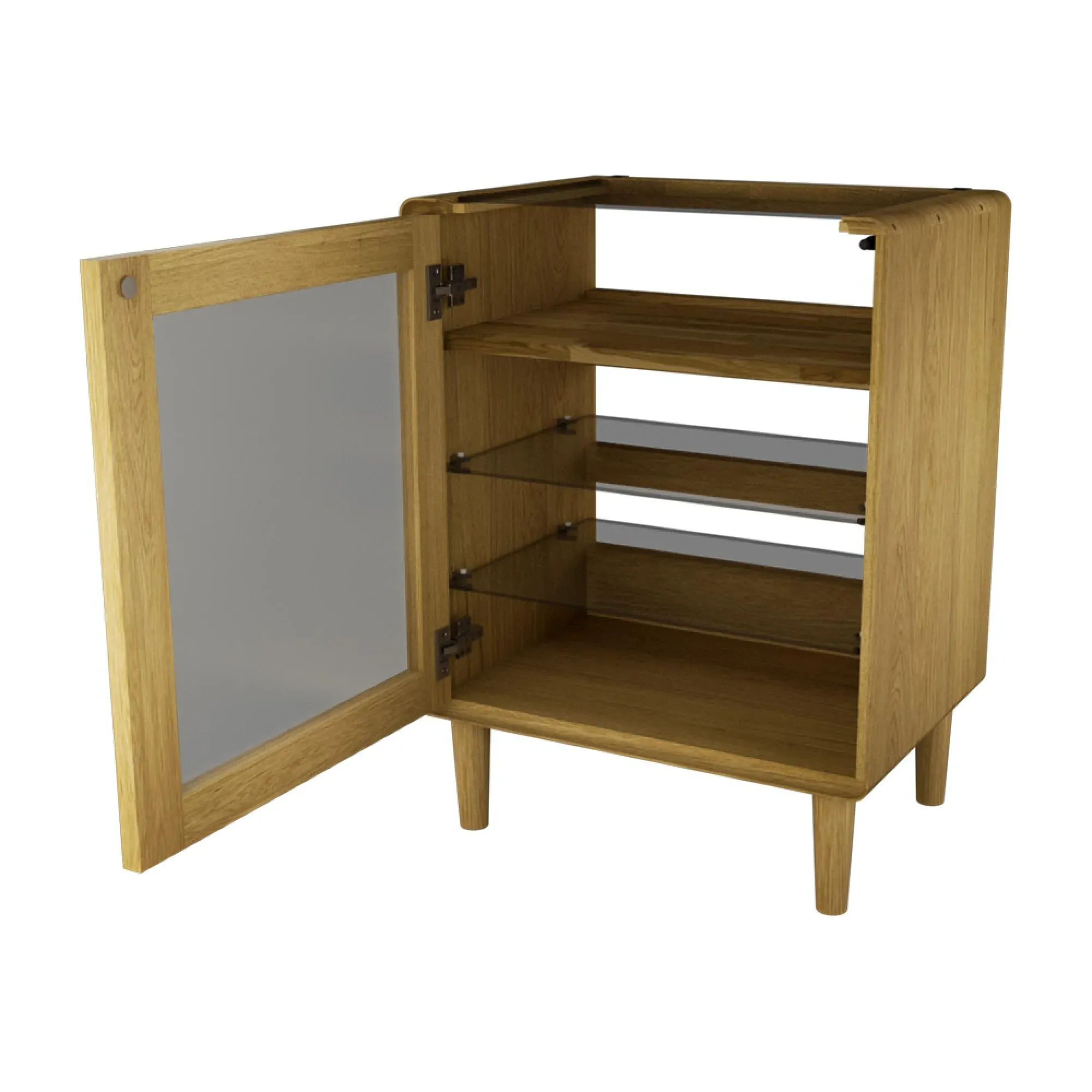 Danish Oak Hifi Unit - Lacquered