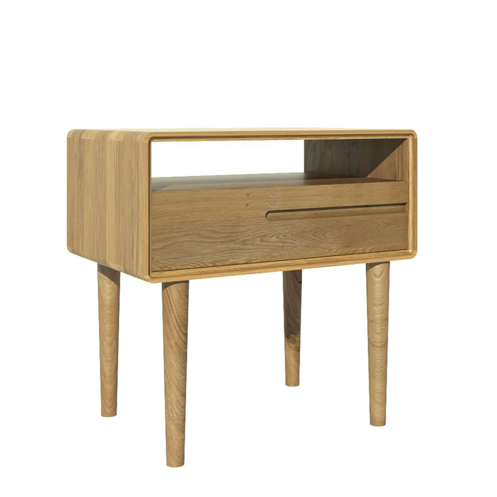 Danish Oak Lamp Table - Lacquered