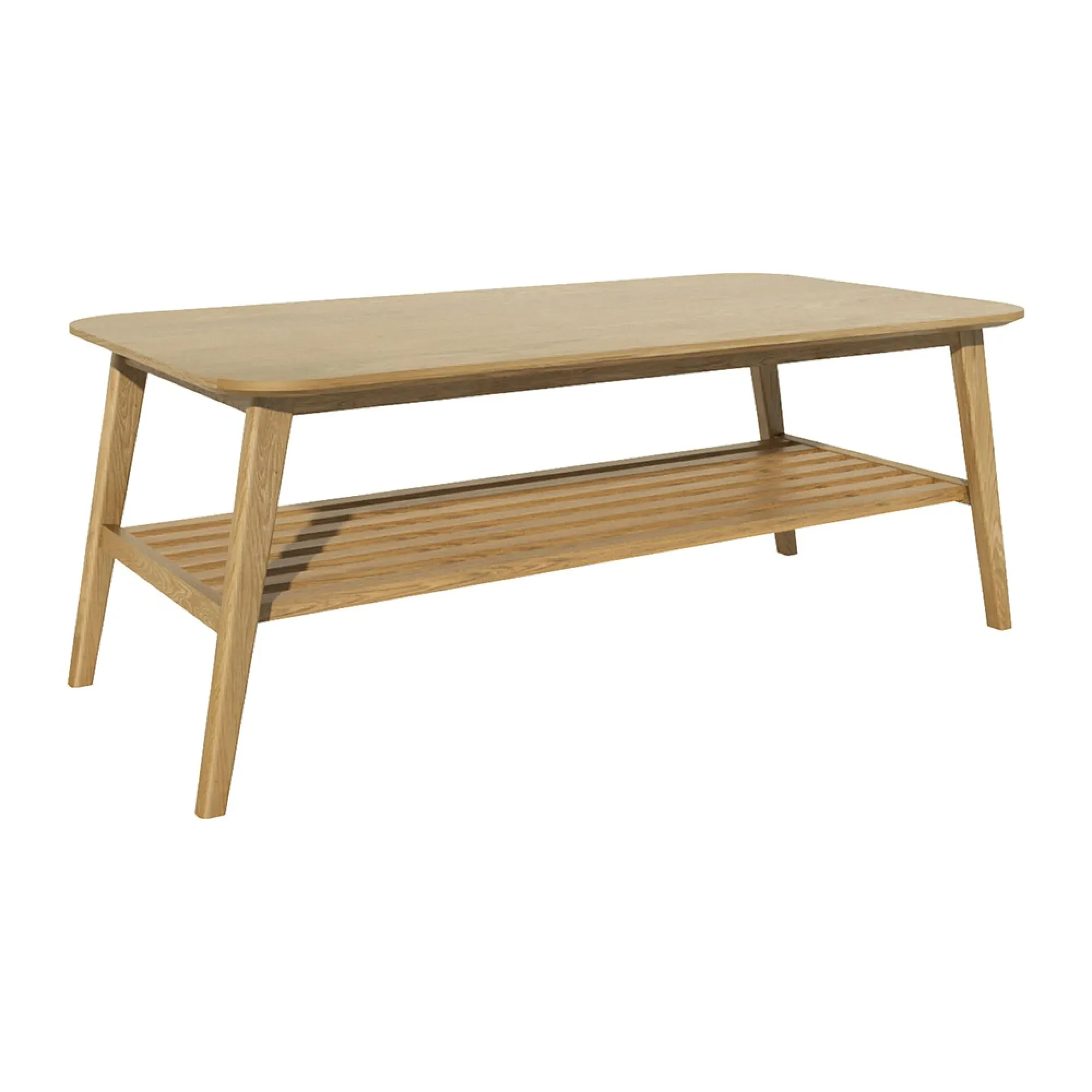 Danish Oak Large Coffee Table - Oak