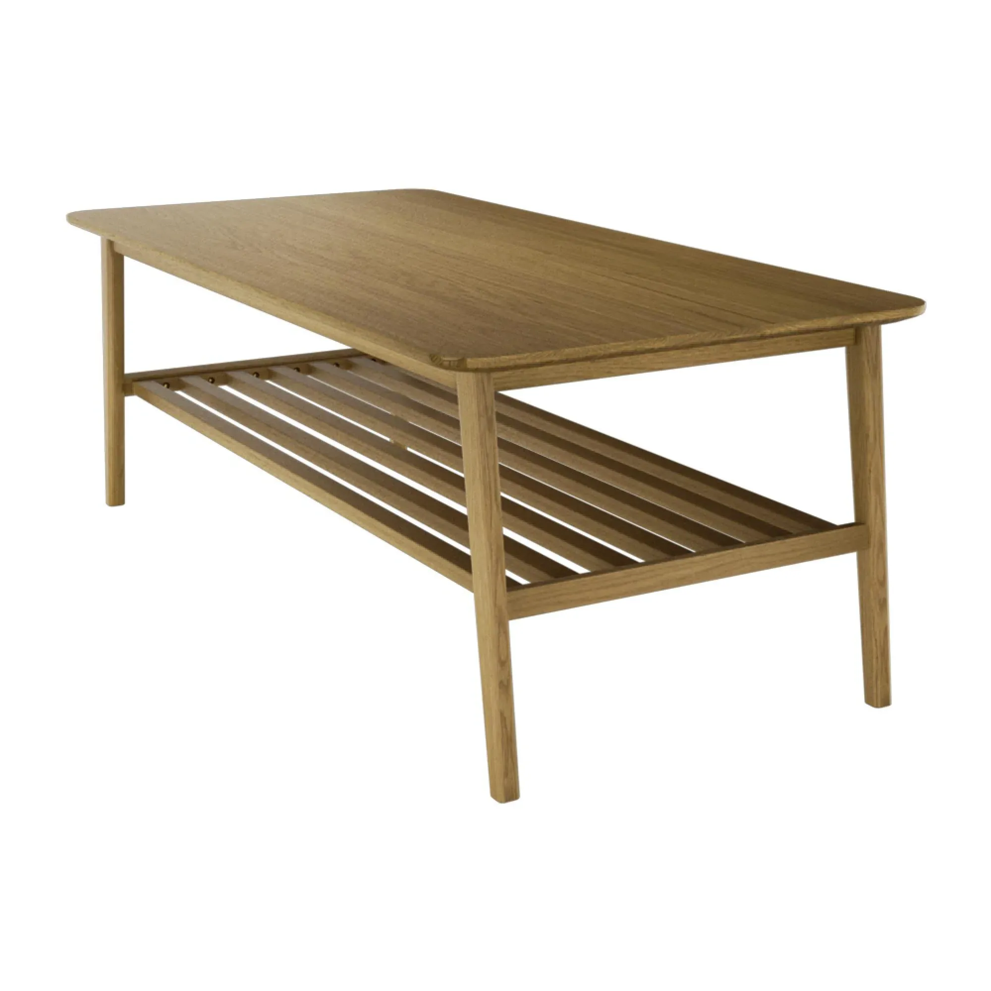 Danish Oak Large Coffee Table - Oak