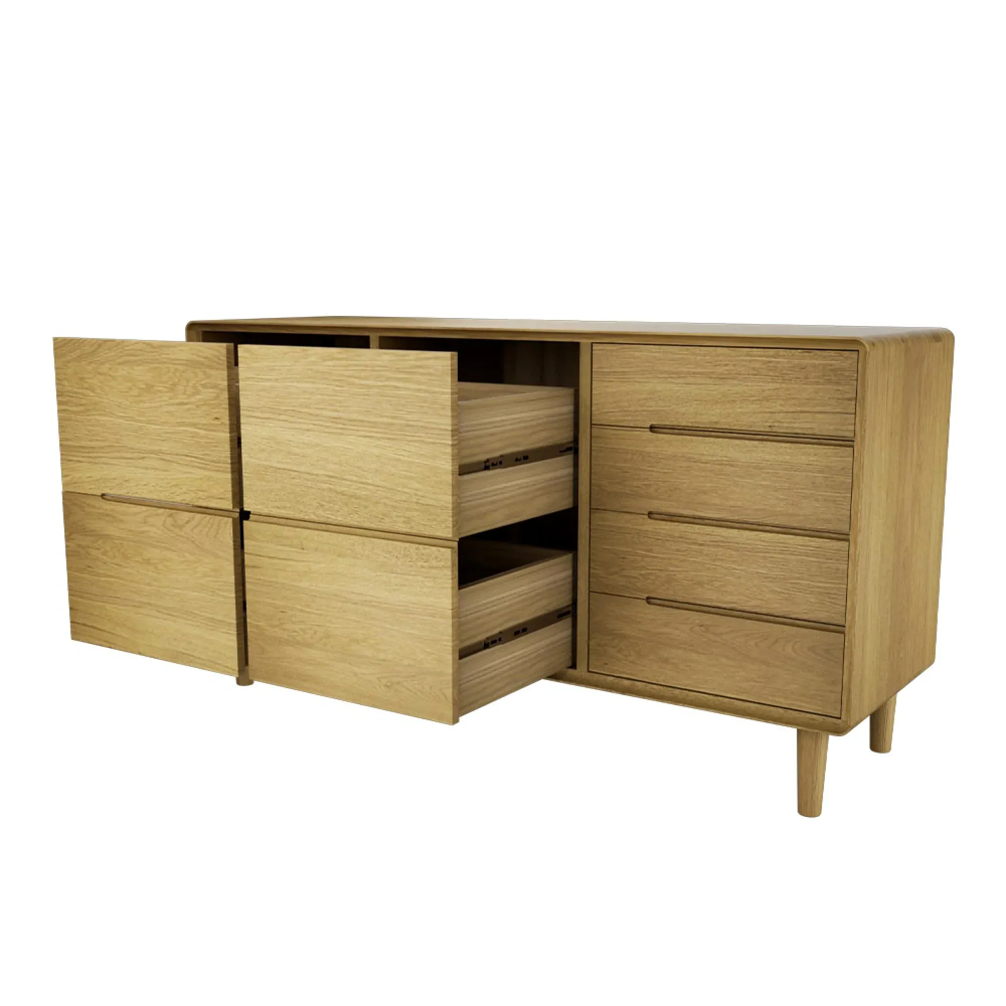 Danish Oak Large Sideboard - Lacquered