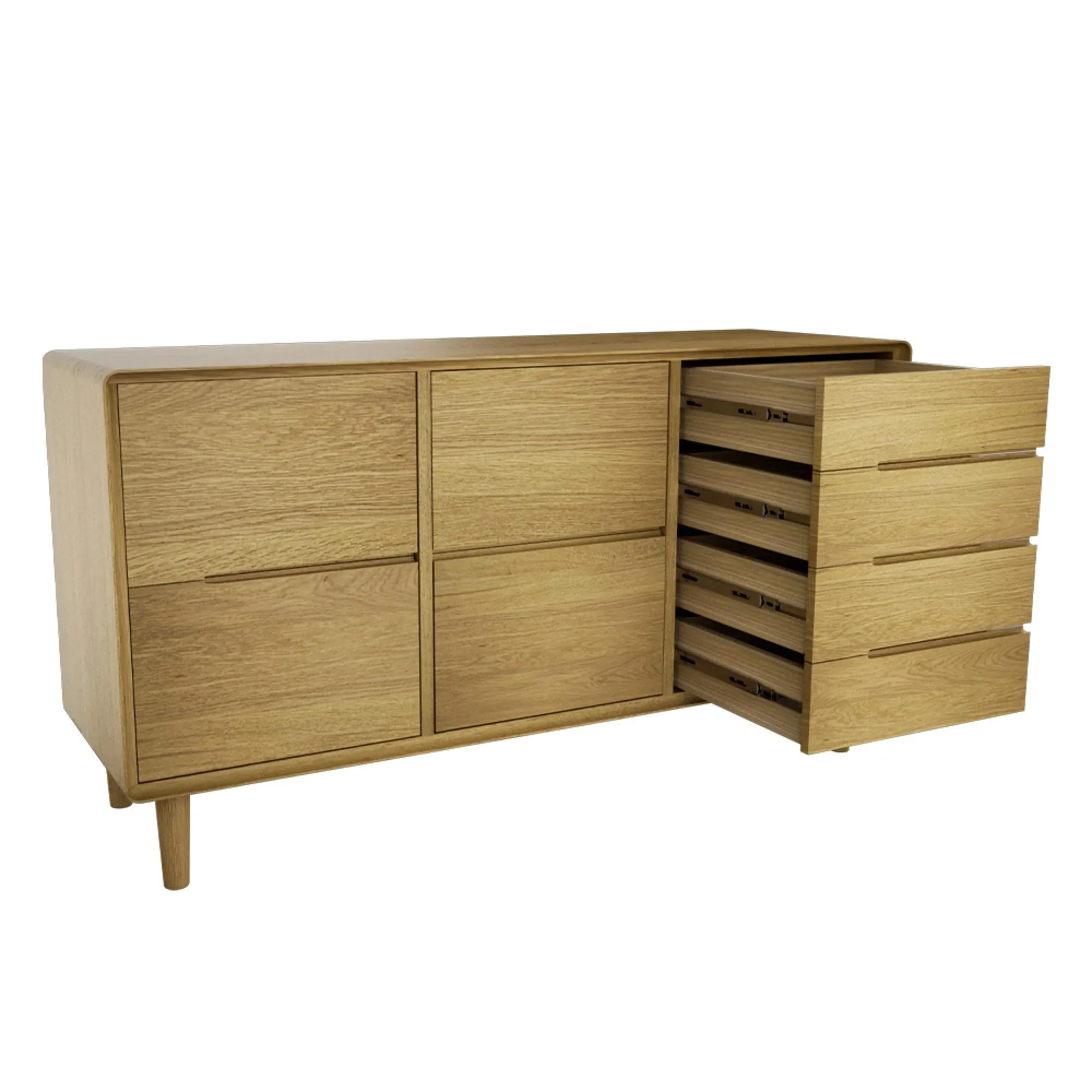 Danish Oak Large Sideboard - Lacquered
