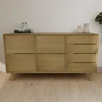 Danish Oak Large Sideboard - Lacquered
