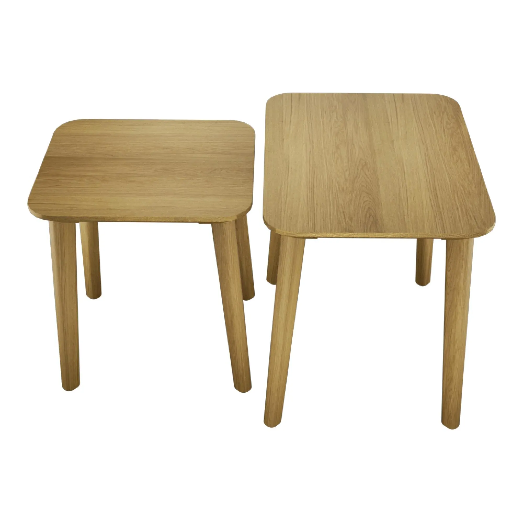 Danish Oak Nest of Tables - Lacquered