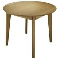 Danish Oak Round Dining Table - Lacquered