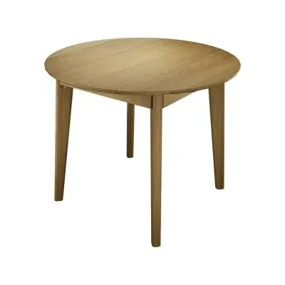 Danish Oak Round Dining Table - Lacquered image