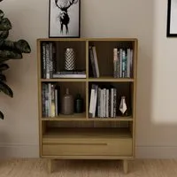 Danish Oak Small Bookcase - Lacquered