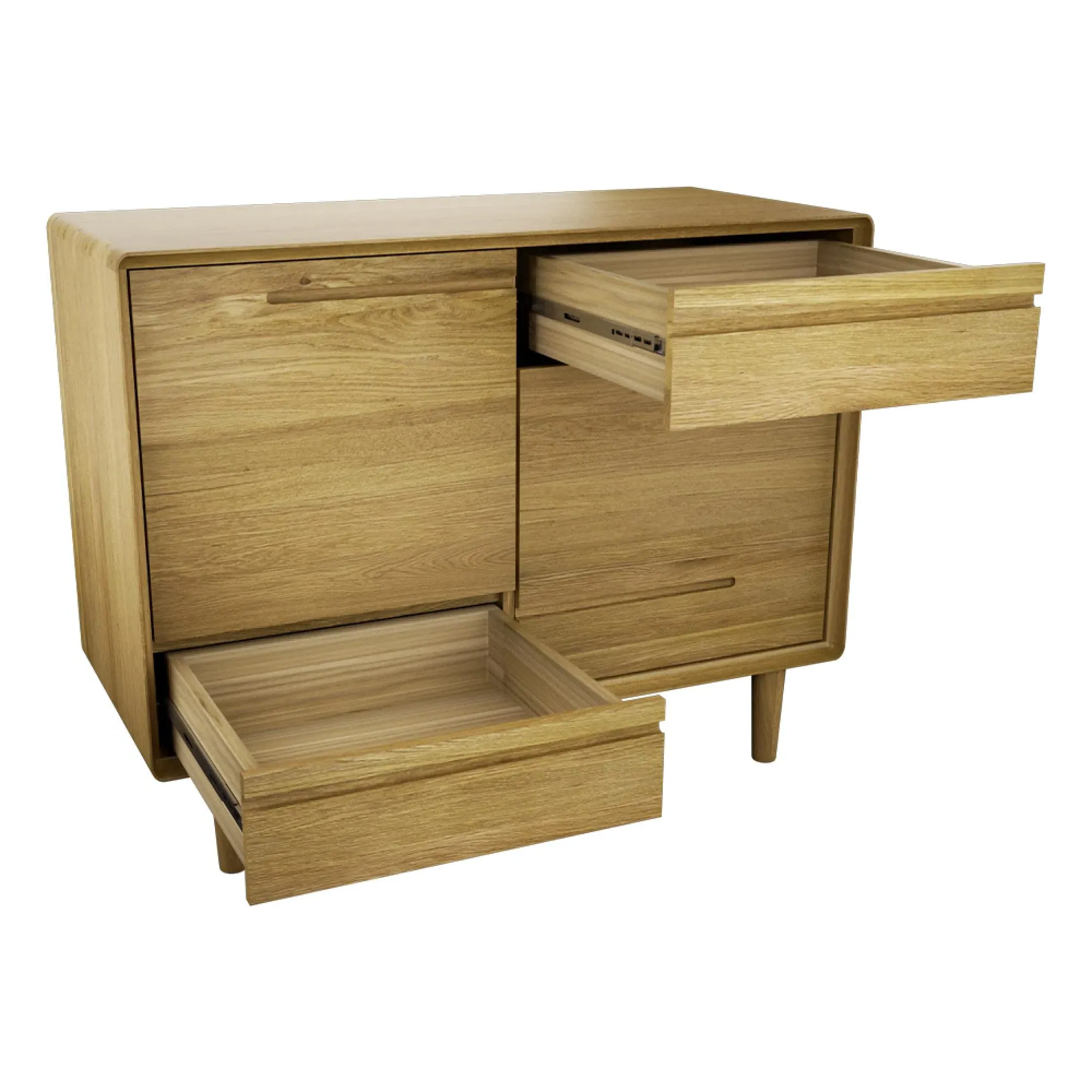 Danish Oak Small Sideboard - Lacquered
