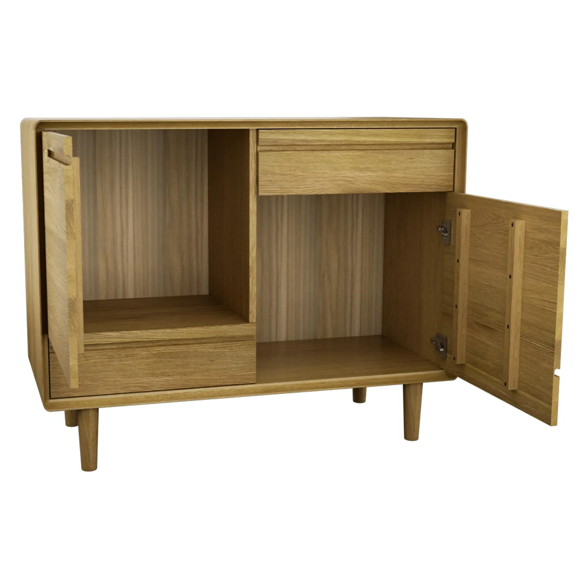 Danish Oak Small Sideboard - Lacquered