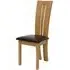 Dennis Dining Chair - Dark Brown, Oak