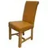 Erving Scroll Dining Chair - Tan, Bycast Leather