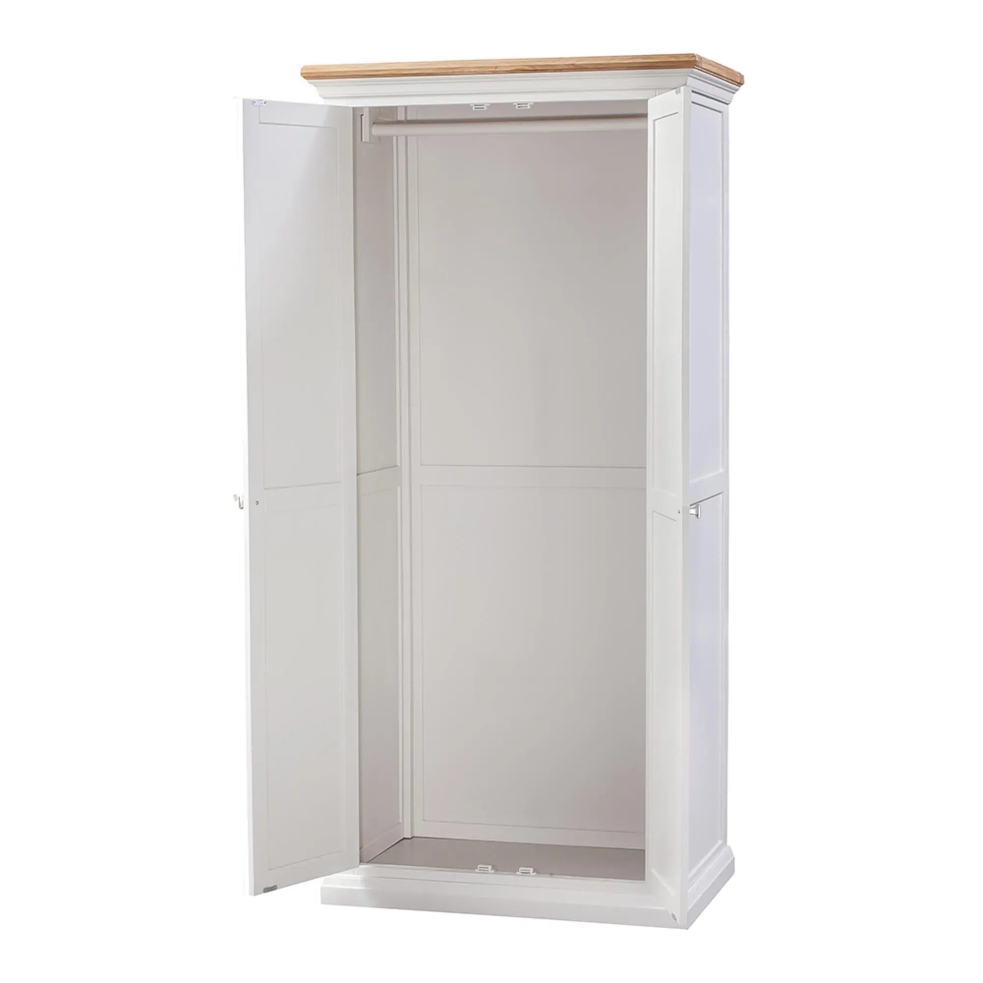 Kingscote 2 Door Wardrobe - Oak, Painted
