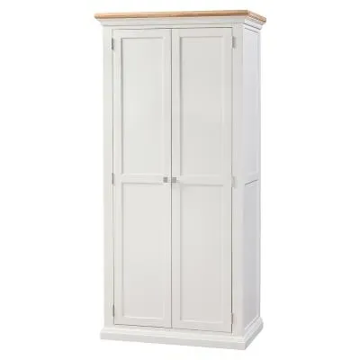Kingscote 2 Door Wardrobe - Oak, Painted image