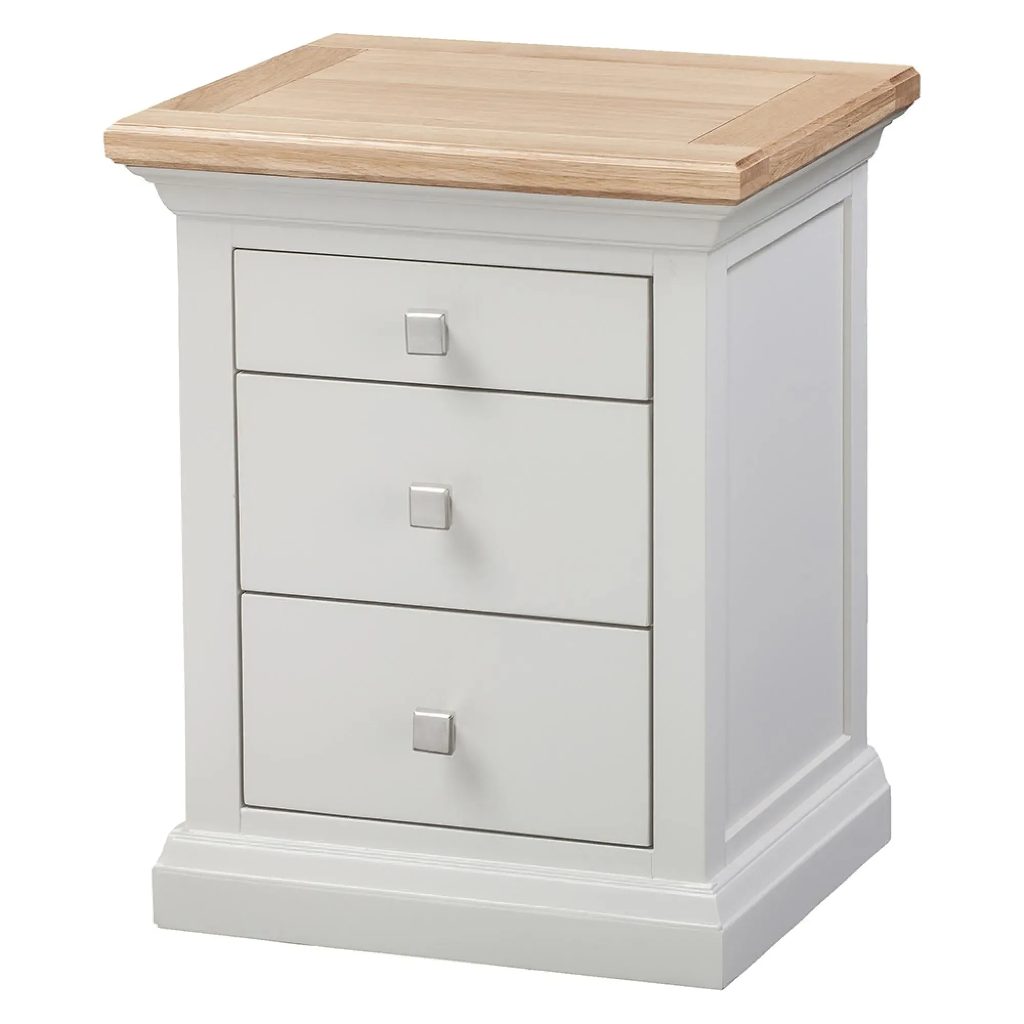 Kingscote Bedside Cabinet - Oak, Painted