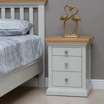Kingscote Bedside Cabinet - Oak, Painted
