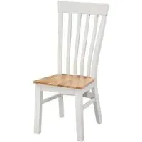 Kingscote Dining Chair with Solid Seat - Oak, Painted