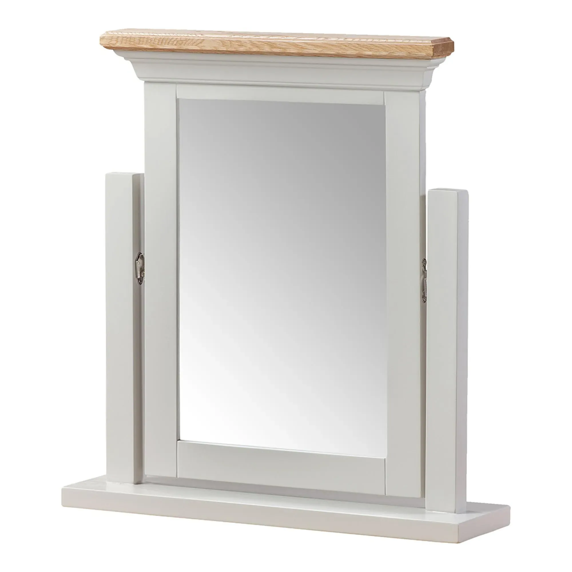 Kingscote Dressing Mirror - Natural Oak, Painted
