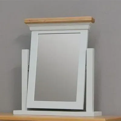 Kingscote Dressing Mirror - Natural Oak, Painted image