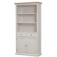 Kingscote Large Bookcase - Natural Oak, Painted