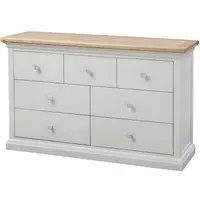 Kingscote Oak 4+3 Drawer Chest - Natural Oak
