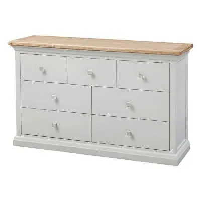 Kingscote Oak 4+3 Drawer Chest - Natural Oak image