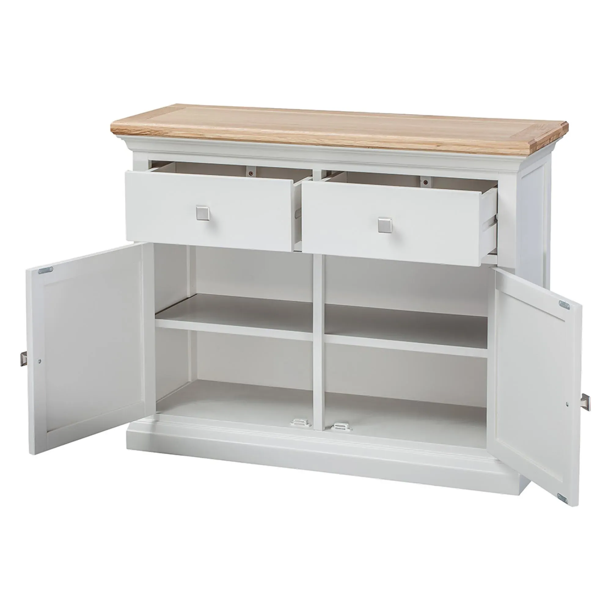 Kingscote Small Sideboard - Natural Oak, Painted