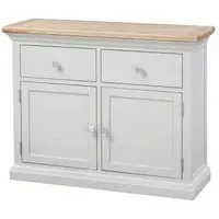 Kingscote Small Sideboard - Natural Oak, Painted
