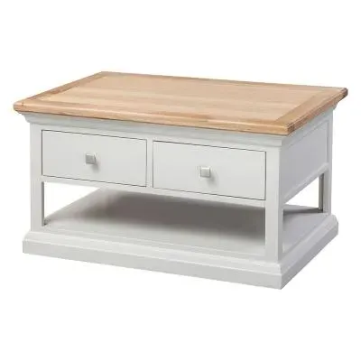 Kingscote Storage Coffee Table - Oak, Painted image