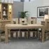Londonderry Oak 6-Seater Dining Table - Lacquered