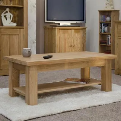 Londonderry Oak Large Coffee Table - Lacquered