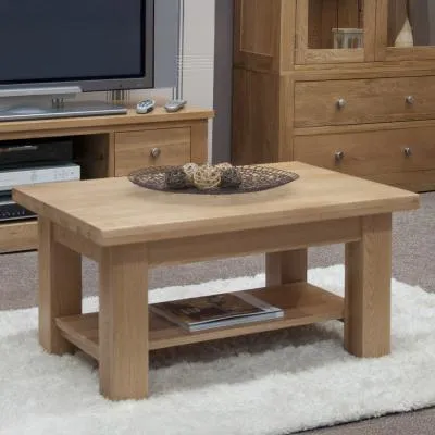 Londonderry Oak Medium Coffee Table - Lacquered