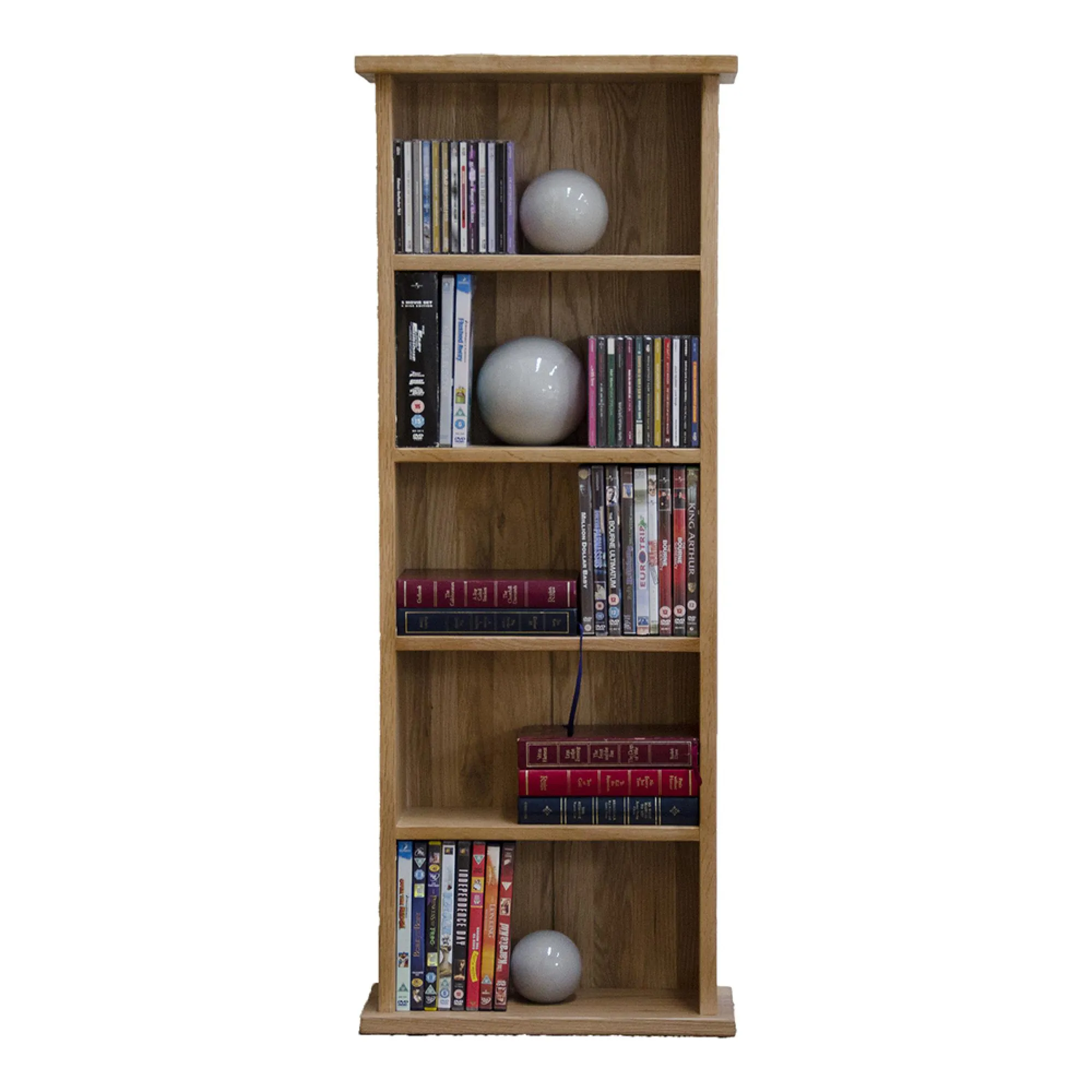 Lyon Oak CD Tower - Lacquered