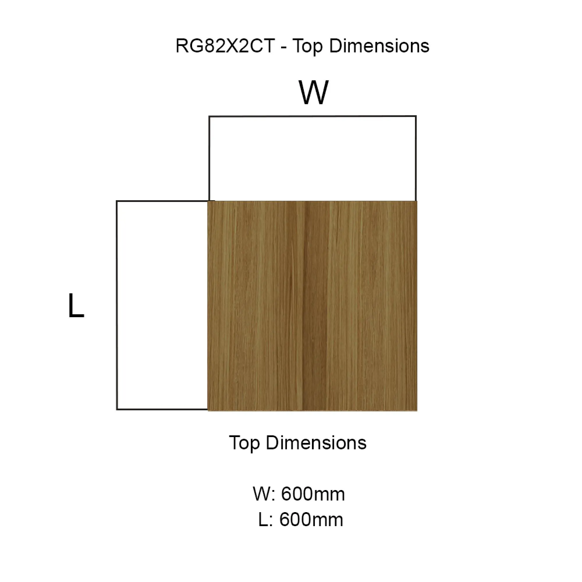 Lyon Oak Small Coffee Table - Oak