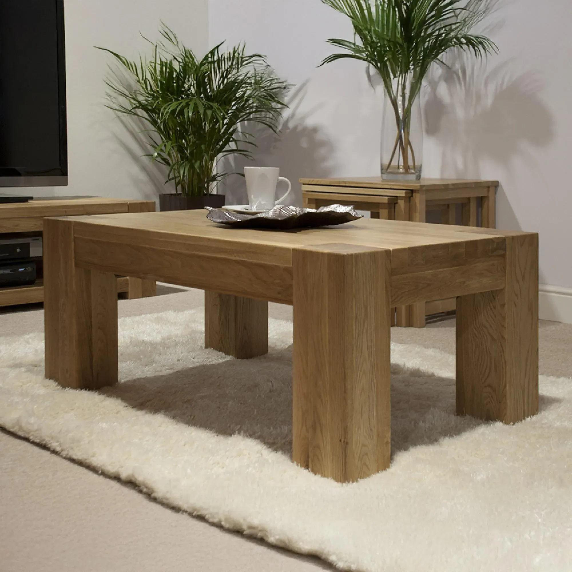 Massive Oak Large Coffee Table - Oak
