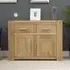 Massive Oak Small Sideboard - Lacquered