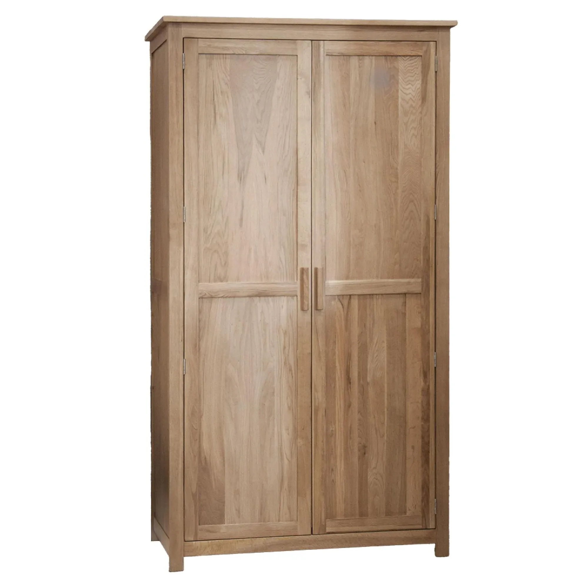 Mobel Oak 2 Door Wardrobe - Lacquered, Oak