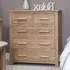 Mobel Oak 3+2 Drawer Chest - Oak